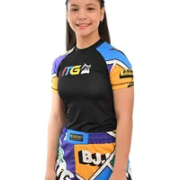 Rash Guard Infantil Colors Preta - imagem 8