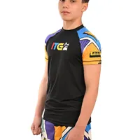 Rash Guard Infantil Colors Preta - imagem 5