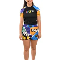 Rash Guard Infantil Colors Preta - imagem 1