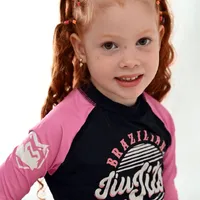 Rash Guard Infantil Feminina Pink - imagem 4