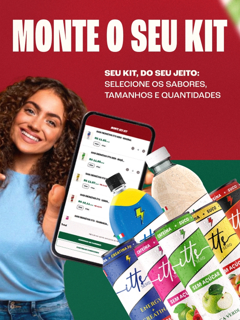 Banner mobile Monte seu Kit - Itts Sero Kits