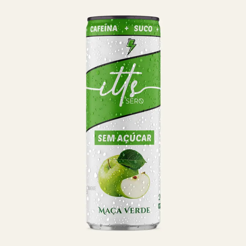 Itts Sero Energy Suco Sem Açúcar 269ml - Maçã Verde