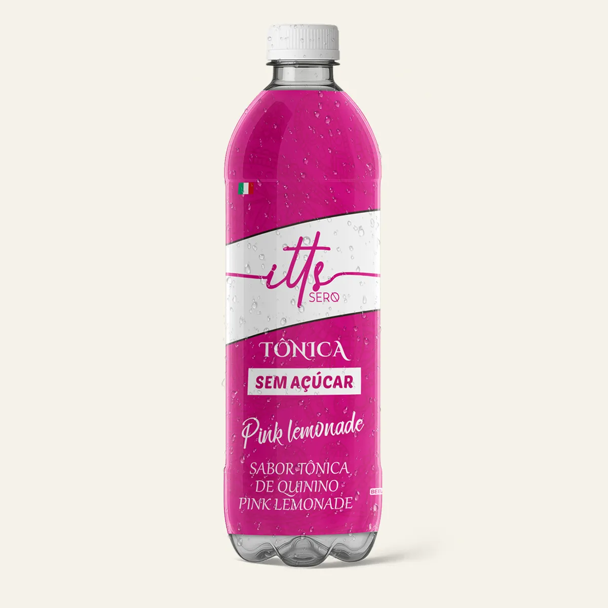 Itts Sero Água Tônica 1L - Pink Lemonade | Bebida Refrescante Sem Açúcar
