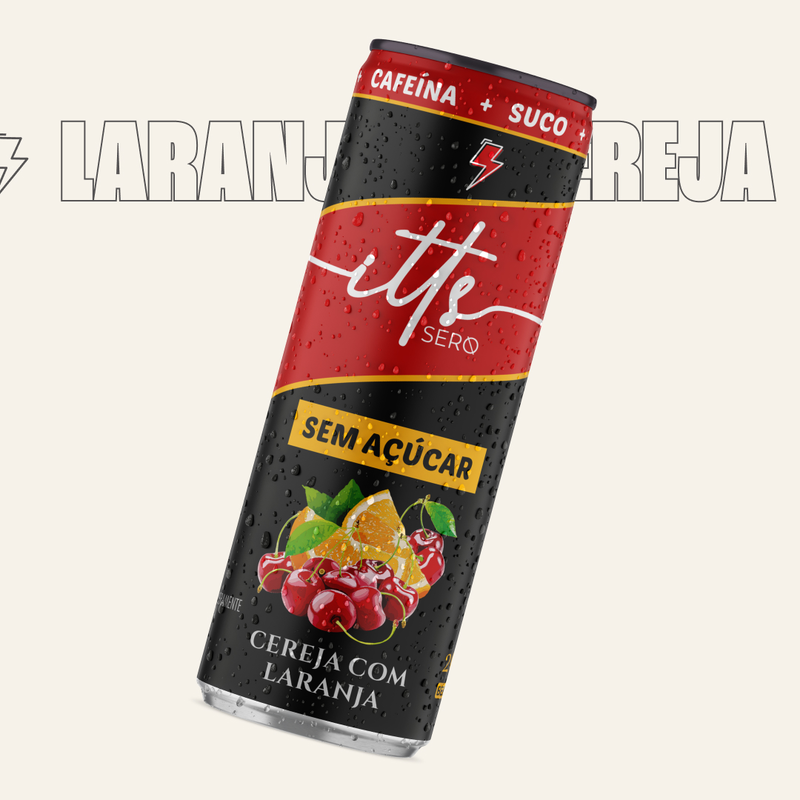 Itts Sero Energy Suco Sem Açúcar 269ml - Cereja com Laranja