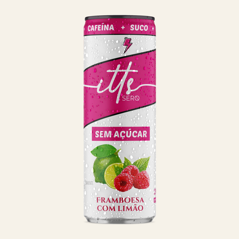 Itts Sero Energy Suco Sem Açúcar 269ml - Framboesa com Limão