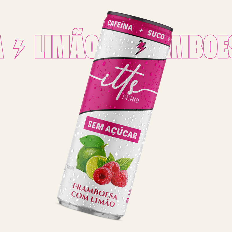 Itts Sero Energy Suco Sem Açúcar 269ml - Framboesa com Limão