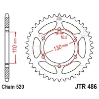 Kit Relação Premium Did Zvm-X Jt Kawasaki Ninja 400 de 2018 até 2024 e Z 400 de 2019 até 2024 - imagem 3