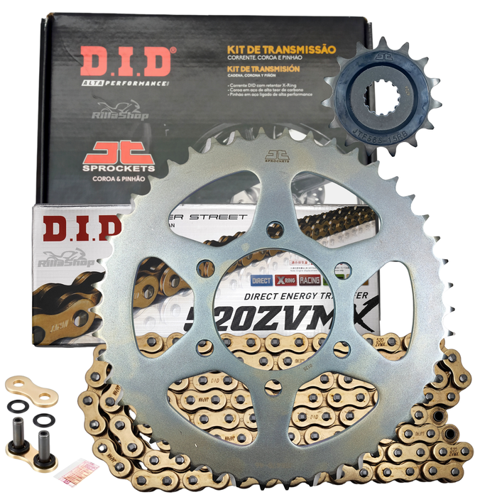 Kit Relação Premium Did Zvm-X Jt Kawasaki En 650 Vulcan S Cafe de 2015 até 2024