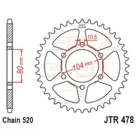 Kit Relação Premium Did Zvm-X Jt Kawasaki En 650 Vulcan S Cafe de 2015 até 2024 - imagem 3