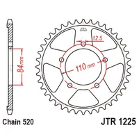 Kit Relação Premium Did Zvm-X Jt Honda Cb 500 X de 2019 até 2024 Cb 500 F de 2022 até 2024 Cbr 500 R de 2022 e 2023 Cl 500 de 2023 e 2024 Cmx 500 Rebel de 2017 até 2023 - imagem 3