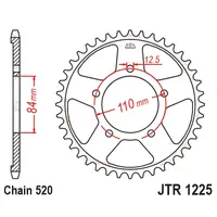 Kit Relação Premium Did Zvm-X Jt Honda Cb 500 X de 2019 até 2024 Cb 500 F de 2022 até 2024 Cbr 500 R de 2022 e 2023 Cl 500 de 2023 e 2024 Cmx 500 Rebel de 2017 até 2023 - imagem 3