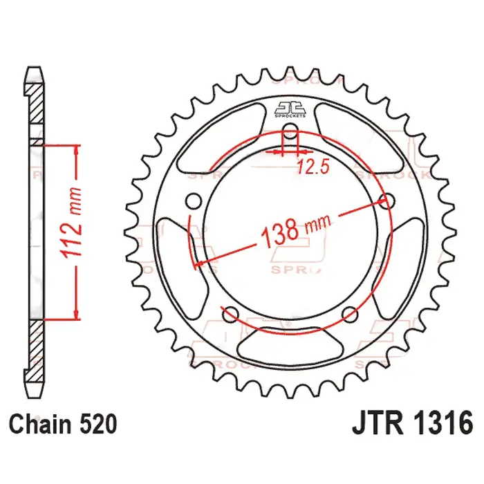 Kit Relação Premium Did Zvm-X Jt Honda Nc 700 S de 2011 até 2013 Nc 700 X de 2011 até 2016 Nc 750 X de 2021 até 2024