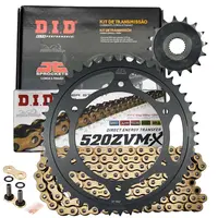 Kit Relação Premium Did Zvm-X Jt Bmw F 650 de 1994 até 2000 Dakar de 1999 até 2006 F 650 Gs de 1999 até 2007 G 650 Gs de 2011 até 2015 Sertão de 2012 e 2013 - imagem 1