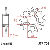 Kit Relação Premium Did Zvm-X2 Jt Bmw F 800 Gs de 2007 até 2018 Gs Adventure de 2013 até 2018 10,5mm - imagem 5