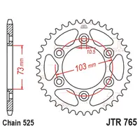 Kit Relação Premium Did Zvm-X2 Jt Ducati Multistrada 937 V2 V2 S de 2022 e 2023 950 de 2017 até 2020 950 S de 2019 até 2021 - imagem 3