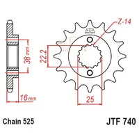Kit Relação Premium Did Zvm-X2 Jt Ducati Multistrada 937 V2 V2 S de 2022 e 2023 950 de 2017 até 2020 950 S de 2019 até 2021 - imagem 5