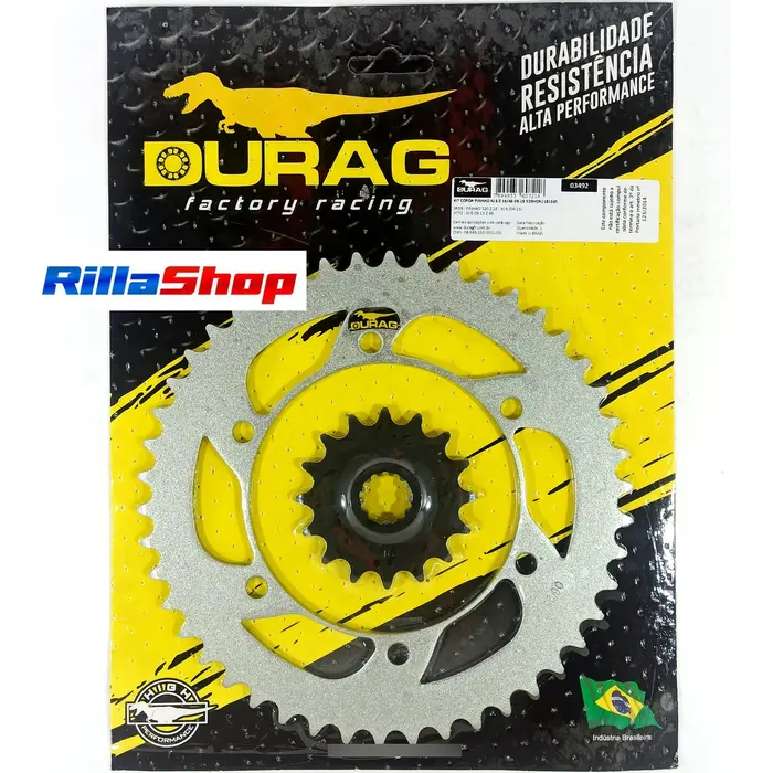 Kit Relação Did 520 Vx3 118l Durag 46/16 Yamaha Xj6 09/19