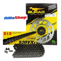 Kit Relação Did 520 Vx3 114l Durag 43/16 Honda Nc 700X 11/16 - imagem 1
