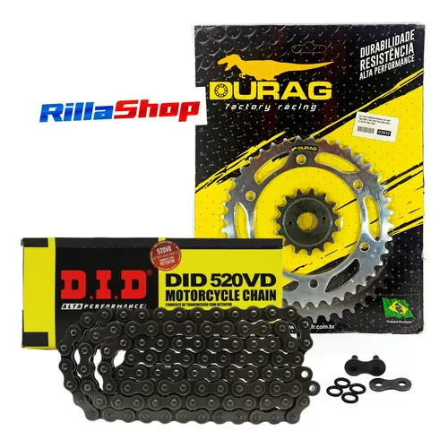 Kit Relação Did 520 Vd 106l Durag 40/15 Nx 400 Falcon 00/17