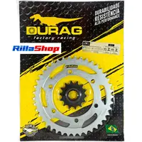 Kit Relação Did 520 Vd 106l Durag 41/14 Ninja 400 18/23 Cinza - imagem 2
