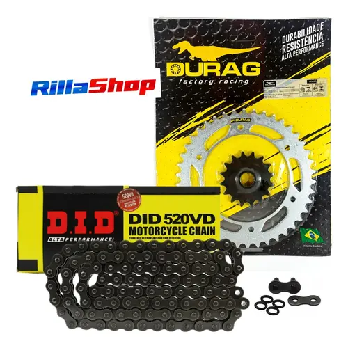 Kit Relação Did 520 Vd 112l Durag 42/16 Bmw G 310 Gs 17/23