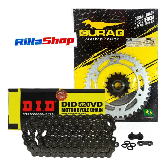 Kit Relação Did 520 Vd 112l Durag 42/16 Bmw G 310 Gs 17/23 Cinza