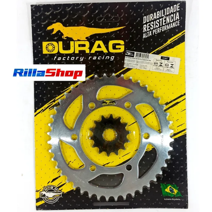Kit Relação Did 520 Vd 114l Durag 44/14 Yzf R3 15/24
