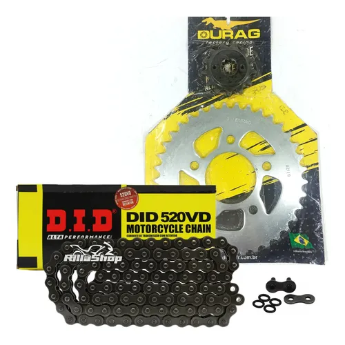 Kit Relação Did 520 Vd 110l Durag 37/13 Honda Cb 300 R 09/15