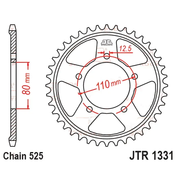 Kit Relação Premium Did Jt Honda Crf 1000 L Africa Twin de 2016 até 2020 1100 L de 2020 até 2024