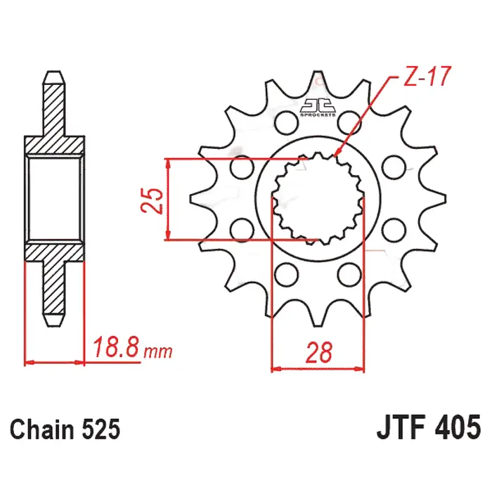 Kit Relação Premium Did Jt Bmw F 800 R de 2009 até 2018 10,5mm