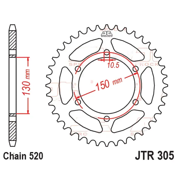 Kit Relação Premium Did Jt Yamaha Xj6 N Xj6 F de 2009 até 2019