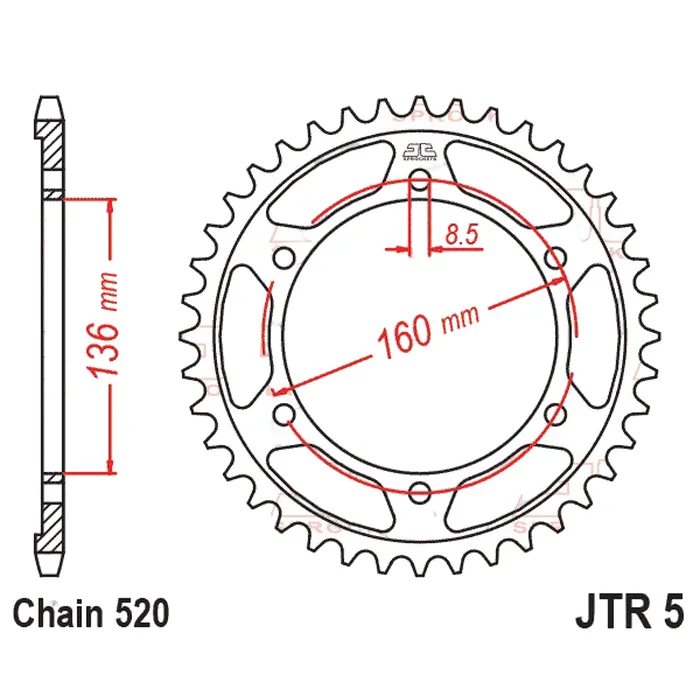 Kit Relação Premium Did Jt Bmw F 650 de 1994 até 2000 Dakar de 1999 até 2006 F 650 Gs de 1999 até 2007 G 650 Gs de 2011 até 2015 Sertão de 2012 e 2013