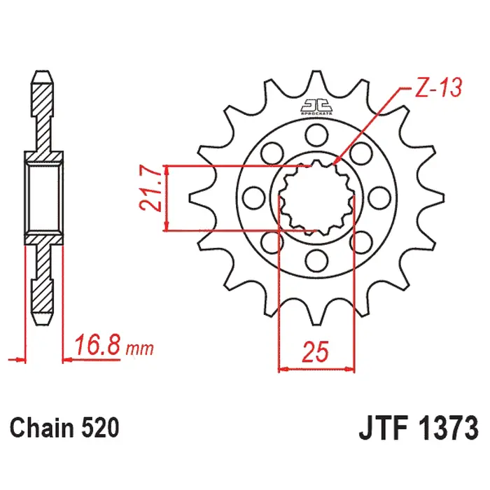 Kit Relação Premium Did Jt Honda Nc 700 S de 2011 até 2013 Nc 700 X de 2011 até 2016 Nc 750 X de 2021 até 2024