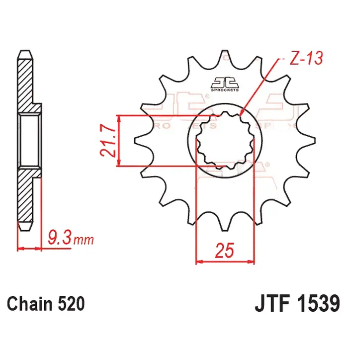 Kit Relação Premium Did Jt Kawasaki Ninja 400 de 2018 até 2024 e Z 400 de 2019 até 2024