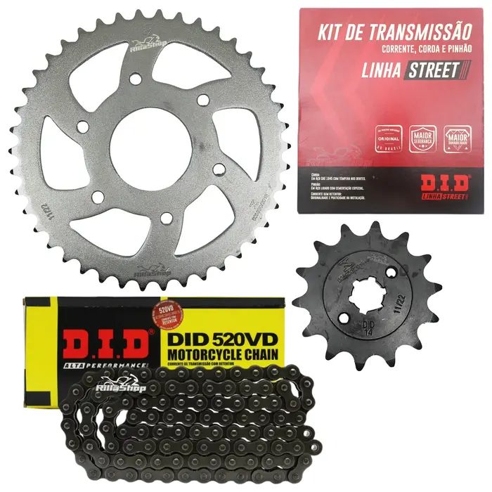 Kit Relação Street Ktm 200 Duke 2015 a 2024