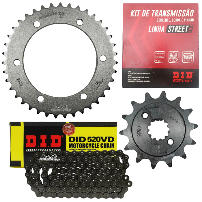 Kit Relação Street Honda Xr 300 Tornado 2024 e 2025