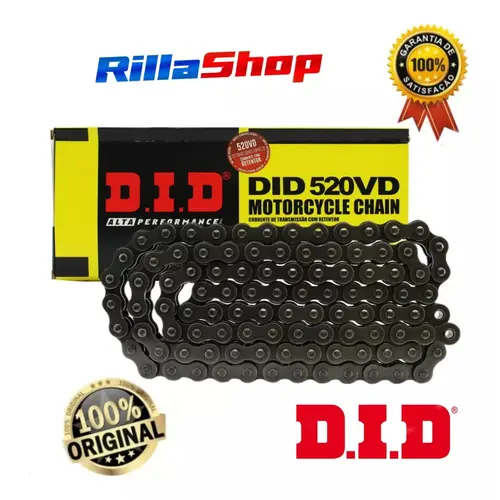 Kit Relação Street Did 520 Vd 106 Elos 42/14 Kawasaki Ninja 300 Ex 300 2013 a 2018 - 2023 a 2026 Z 300 2015 a 2019