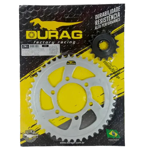 Kit Coroa e Pinhão Durag 525 44/15 Kawasaki Z 900 Abs 2017 até 2023