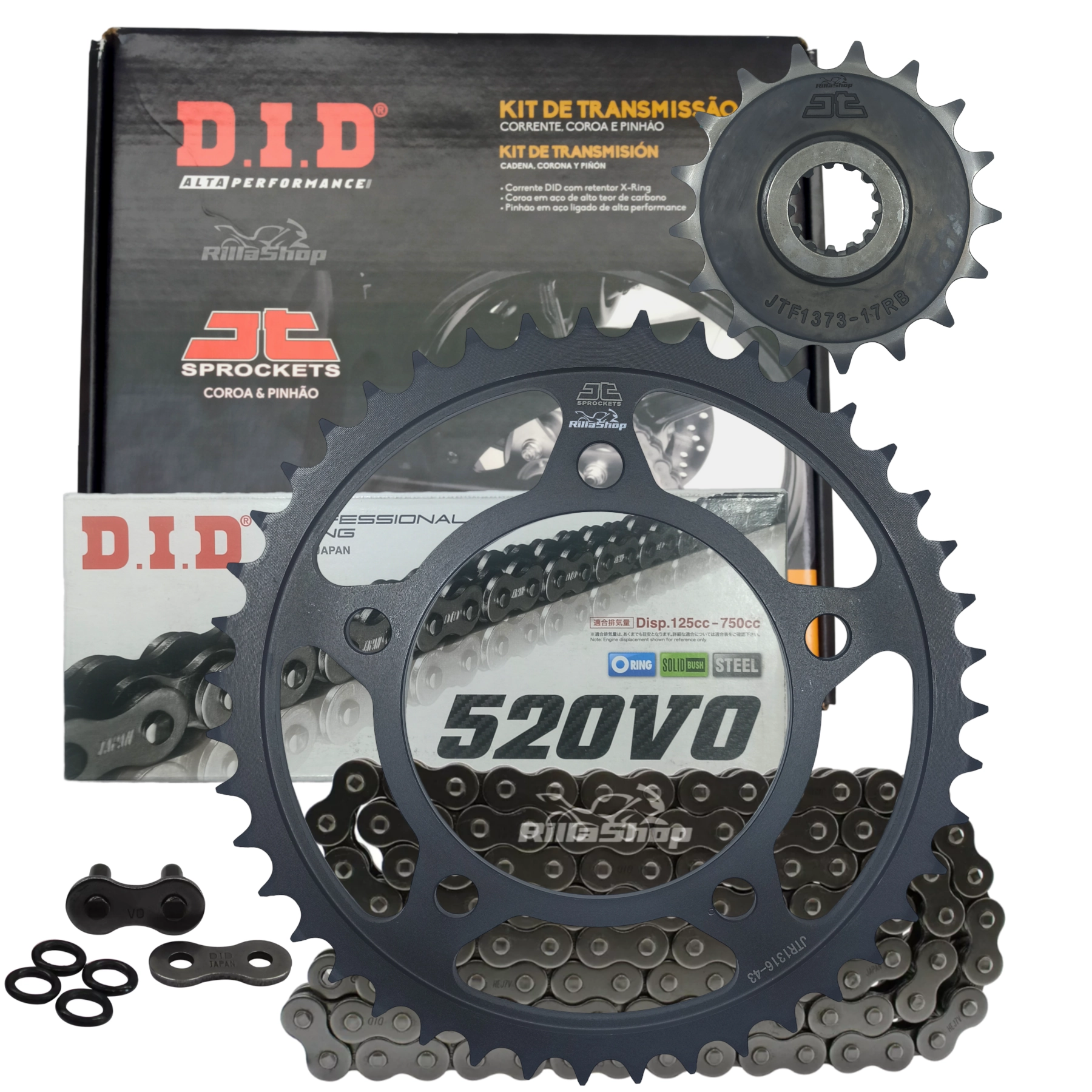 Kit Relação Premium Did Jt 520 V0 114 L 43/17 Honda Nc 750 X 2014 a 2020