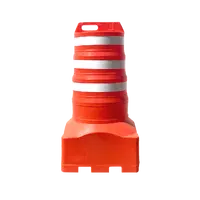 Cone Barril Base Quadrada Lar Plásticos: Sinalização Refletiva Durável - imagem 6