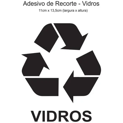 Adesivo Para Lixeira - Vidros