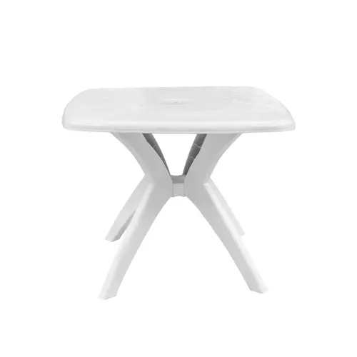 Mesa de Plástico Quadrada Desmontável Quartzo