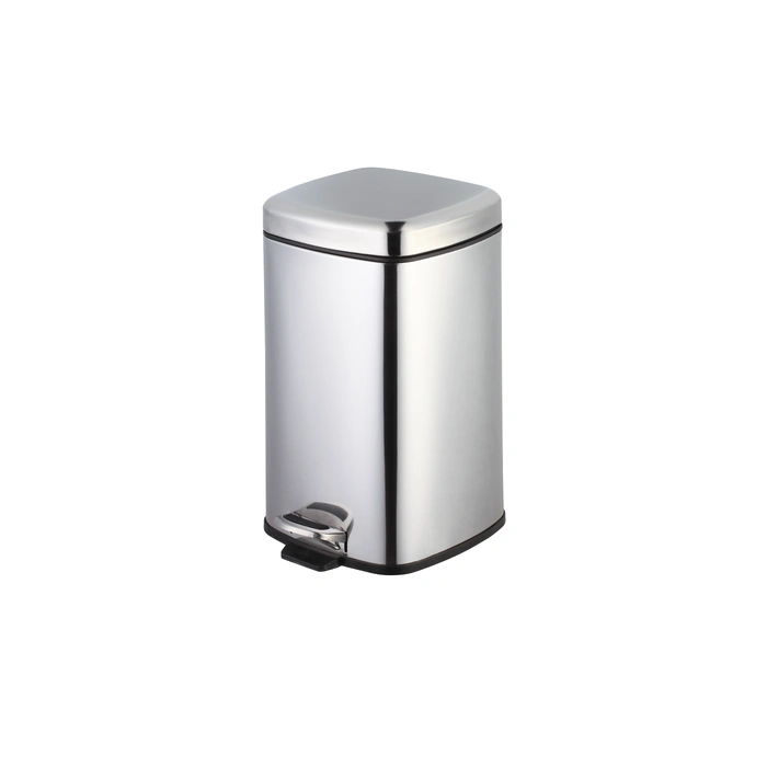 Lixeira Inox Redonda com Pedal Lar Plásticos: Higiene e Design | Lar Plásticos