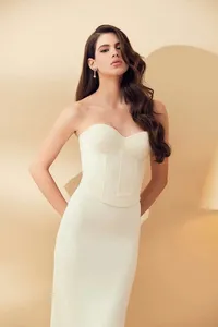 Corset Curvas Assimétricas Com Matelassê  - imagem 1