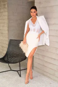 Top Bralette Des Rayons em Renda Chantilly - imagem 3