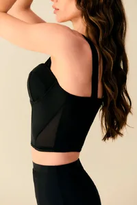 Top Corselete Atemporal com Bojo e Tule - imagem 1