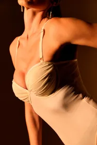 Body Essential com Bojo Drapeado em Tule - imagem 3