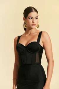 Top Corselet Patterns em Tule - imagem 1