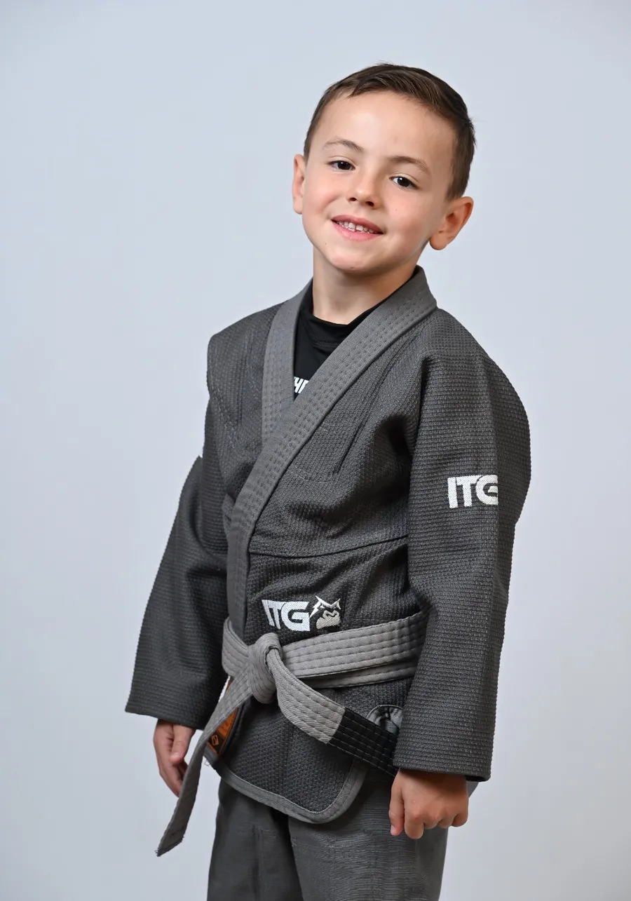 Kimono Infantil In The Guard Chumbo