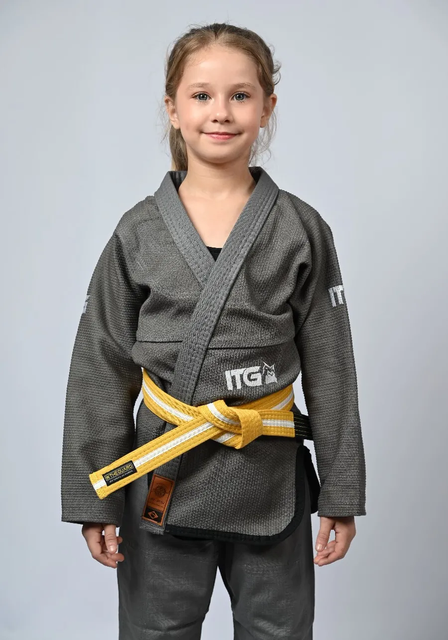 Kimono Infantil In The Guard Chumbo